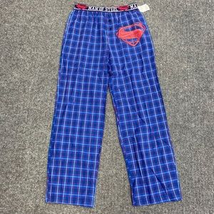 DC Comics Mens Super Man Pajama Pants NWT (5137)